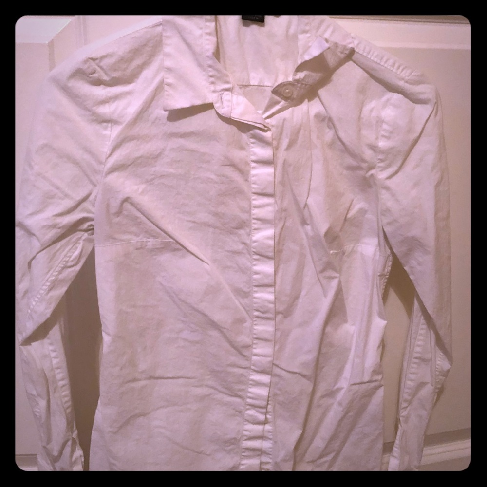 White button down